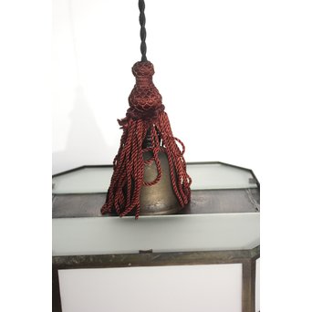 花模様 多角銅照明　A1916Y 