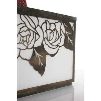 花模様 多角銅照明　A1916Y 