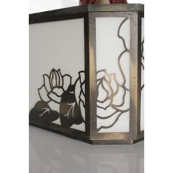 花模様 多角銅照明　A1916Y 