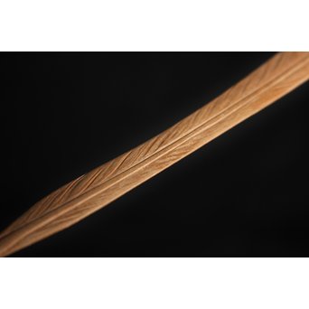 向井正運 白檀羽茶杓　X077 