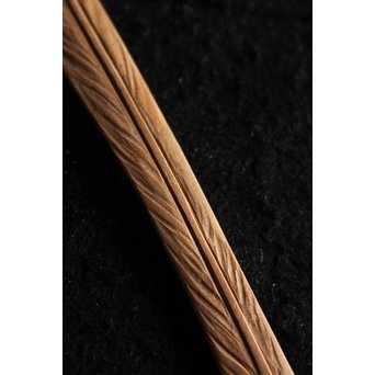 向井正運 白檀羽茶杓　X077 