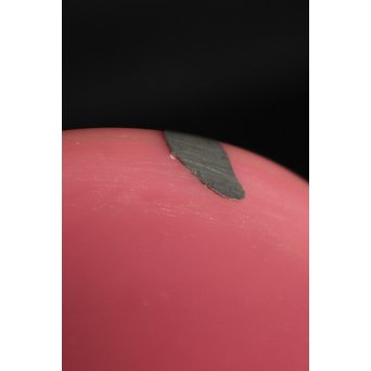 乾隆ガラス 桃色碗5客　Y010 