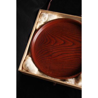 福田慶造 欅盆　X081 