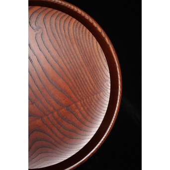 福田慶造 欅盆　X081 