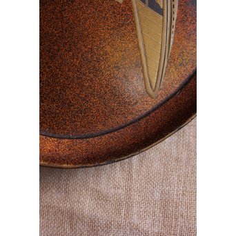 梨地蒔絵 茶銚敷/急須台　Q034 