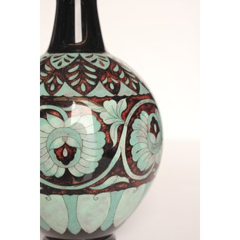 太田博明 尚美堂 純銀地七宝花瓶　Y011 