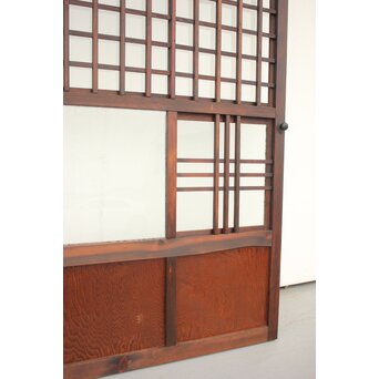 窓付ガラス戸　GD1199 中間部が引戸式に