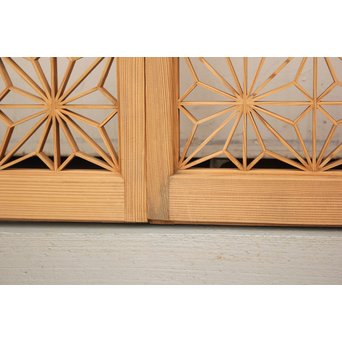 白木組子書院 4枚1組　R2371 