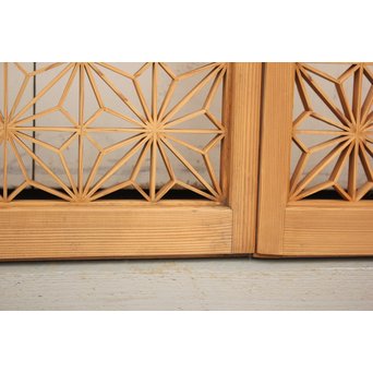 白木組子書院 4枚1組　R2371 