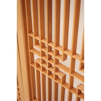 白木組子書院 4枚1組　R2371 