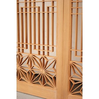 白木組子書院 4枚1組　R2371 