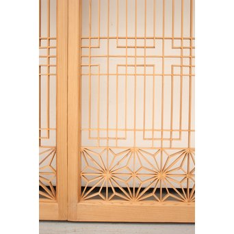 白木組子書院 4枚1組　R2371 