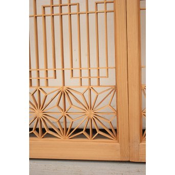 白木組子書院 4枚1組　R2371 