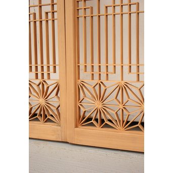 白木組子書院 4枚1組　R2371 