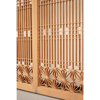 白木組子書院 4枚1組　R2371 