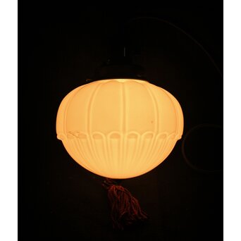 プレスガラス電笠　A1921 