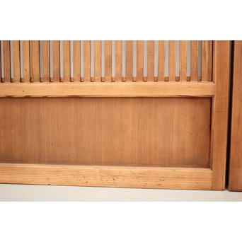 障子枠付 平格子戸 2枚1組　L953 