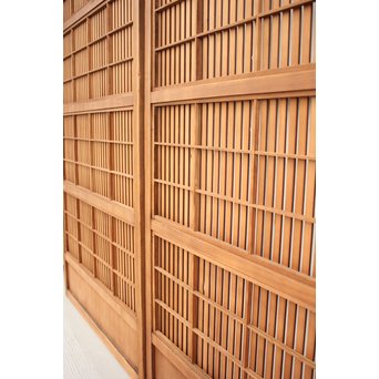 障子枠付 平格子戸 2枚1組　L953 