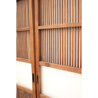 なしじガラス格子戸 4枚1組　L954 