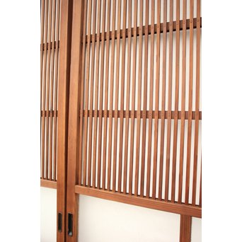 なしじガラス格子戸 4枚1組　L954 