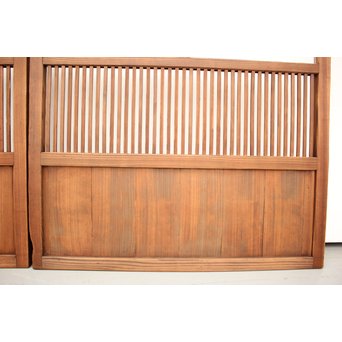 なしじガラス格子戸 4枚1組　L954 