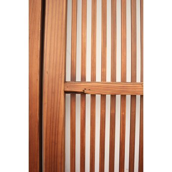 なしじガラス格子戸 4枚1組　L954 