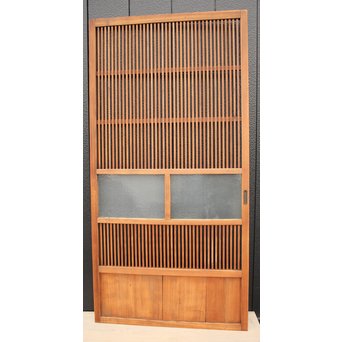 なしじガラス格子戸 4枚1組　L954 