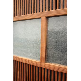 なしじガラス格子戸 4枚1組　L954 