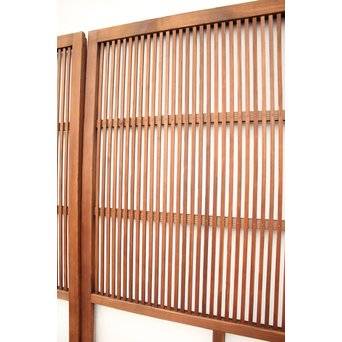 なしじガラス格子戸 4枚1組　L954 