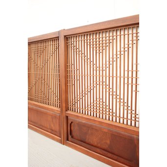 欅枠の組子 3枚1組　R2374 