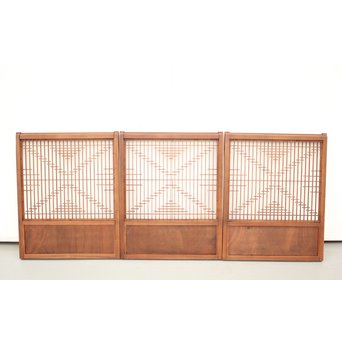 欅枠の組子 3枚1組　R2374 