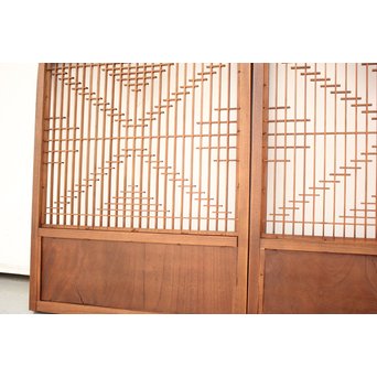 欅枠の組子 3枚1組　R2374 