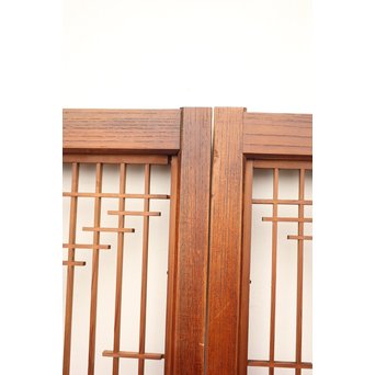 欅枠の組子 3枚1組　R2374 