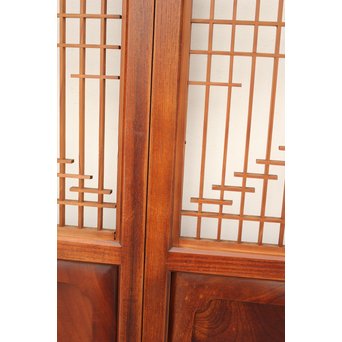 欅枠の組子 3枚1組　R2374 