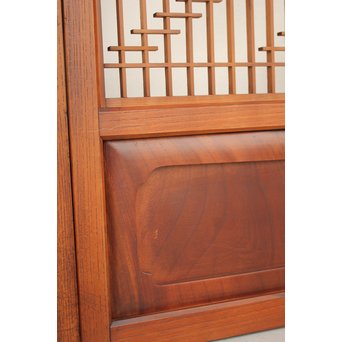 欅枠の組子 3枚1組　R2374 