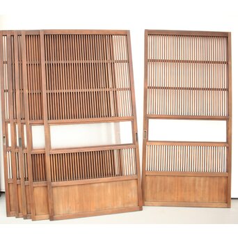 ダイアガラス格子戸 6枚1組　L955