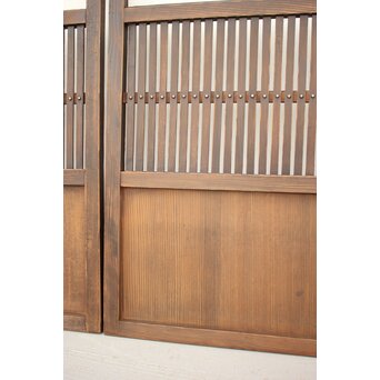 幅広にかわガラス格子戸 2枚1組　L956 