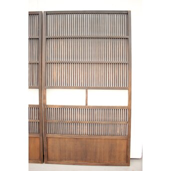 幅広にかわガラス格子戸 2枚1組　L956 