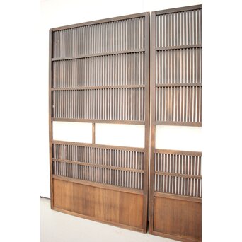 幅広にかわガラス格子戸 2枚1組　L956 