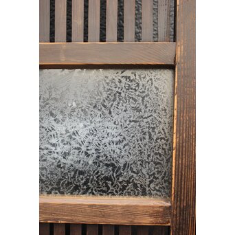 幅広にかわガラス格子戸 2枚1組　L956 にかわガラスは程よい透過率