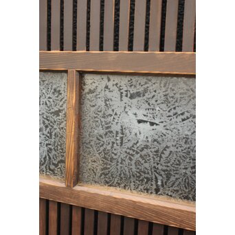 幅広にかわガラス格子戸 2枚1組　L956 