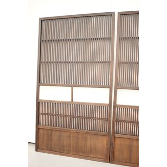 幅広にかわガラス格子戸 2枚1組　L956 