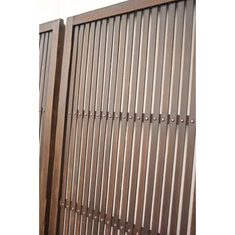 幅広にかわガラス格子戸 2枚1組　L956 