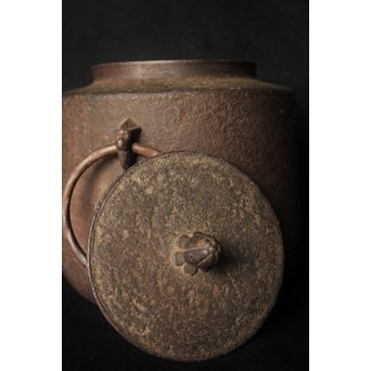 南部作家 有坂造 茶釜　M080 