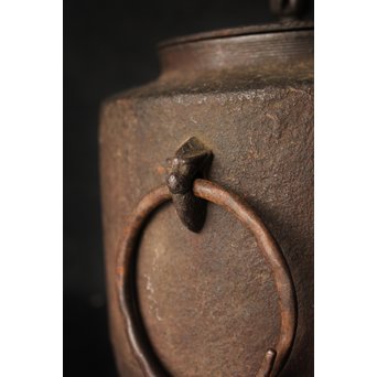 南部作家 有坂造 茶釜　M080 