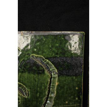 岩ヶ根窯[雪月花] 織部陶板　P089 