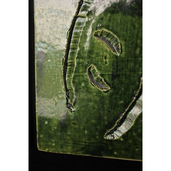 岩ヶ根窯[雪月花] 織部陶板　P089 