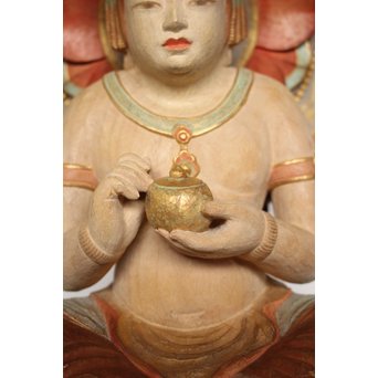 西山勇三 彩色観音像　X084 