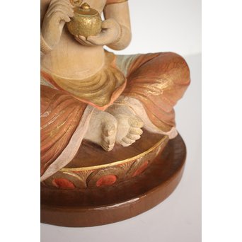 西山勇三 彩色観音像　X084 