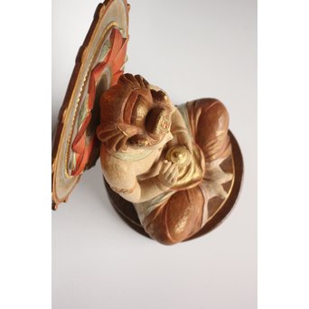 西山勇三 彩色観音像　X084 